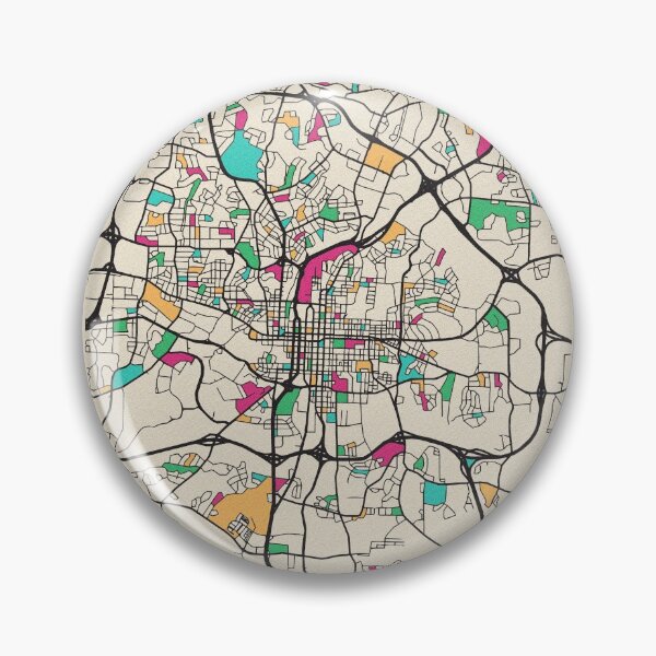 Item preview, Raleigh, North Carolina Street Map designed and sold by A Deniz Akerman.