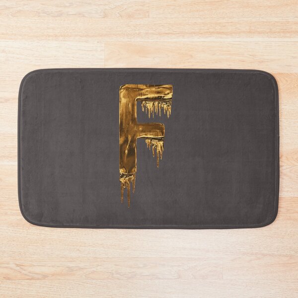 Item preview, Gold letter F designed and sold by ThePrintCrafty.