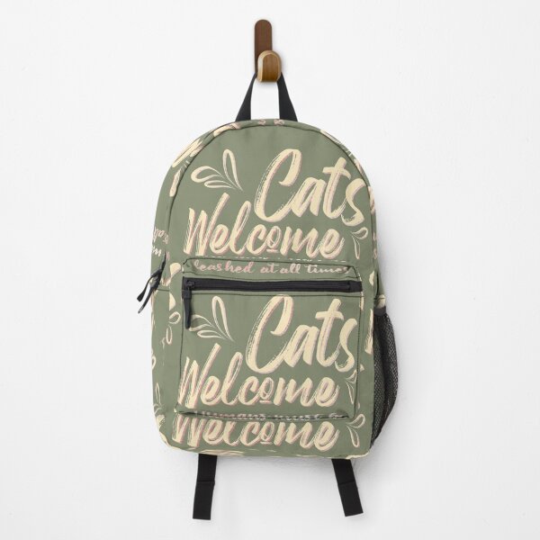 Item preview, Cats Welcome, Humans tolerated designed and sold by SnarkyDoodles.