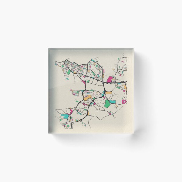 Item preview, Reykjavik, Iceland Street Map designed and sold by A Deniz Akerman.