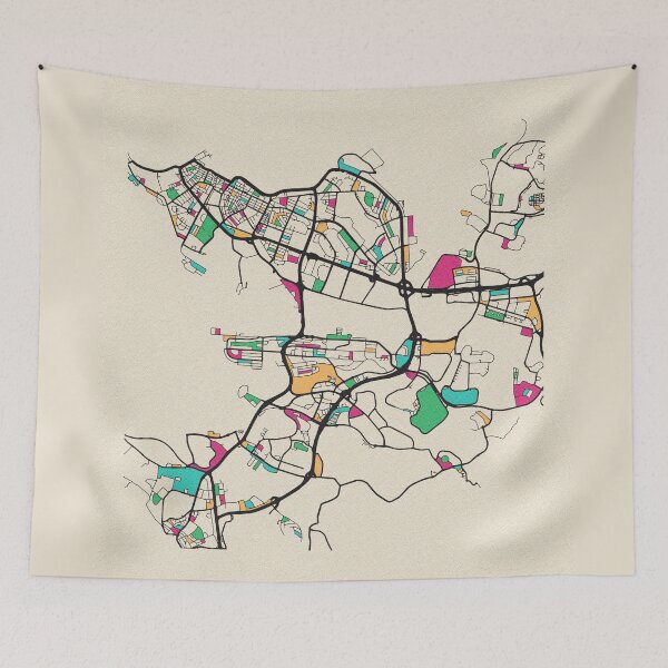 Item preview, Reykjavik, Iceland Street Map designed and sold by A Deniz Akerman.