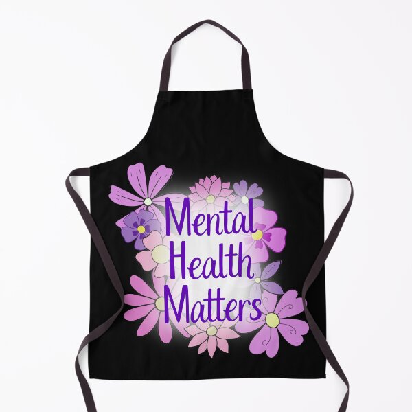 Item preview, Mental Health Matters Floral Affirmation in Purple designed and sold by CottoVerdi.