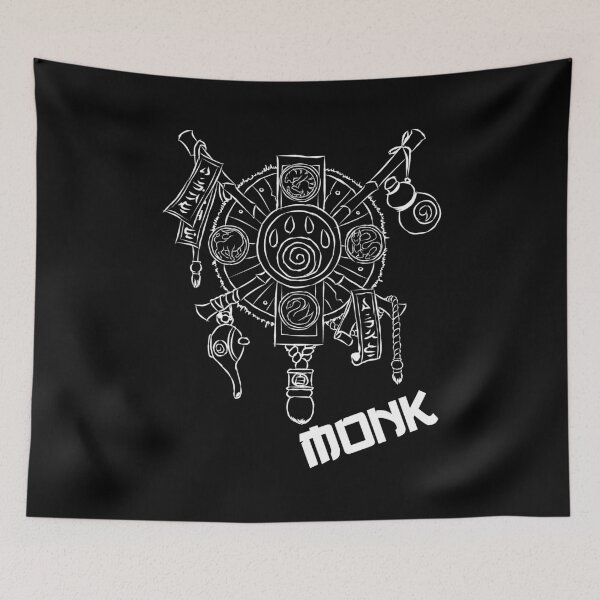 Item preview, Monk Crest (White) designed and sold by DeLyss-Iouz.