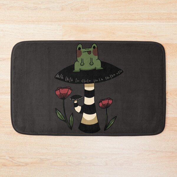 Item preview, A frog on a mushroom  designed and sold by OldRaspberry.