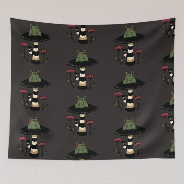 Item preview, A frog on a mushroom  designed and sold by OldRaspberry.