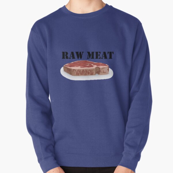 raw meat sweater