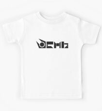 Kombiniere Symbol | Schwarz Kinder T-Shirt