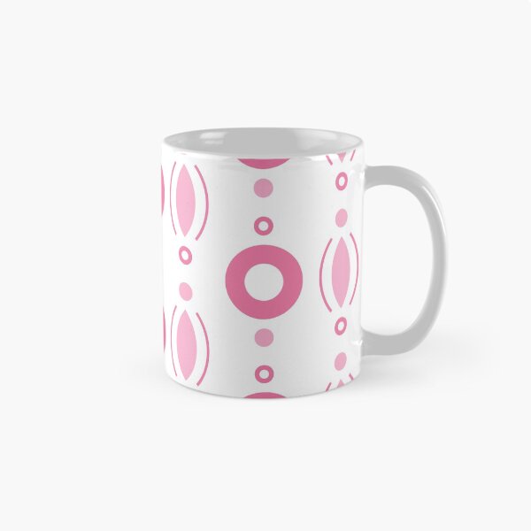 Aperçu de l'œuvre Motif Géométrique Anneaux & Perles - Rose créée et vendue par RoguePatterns.