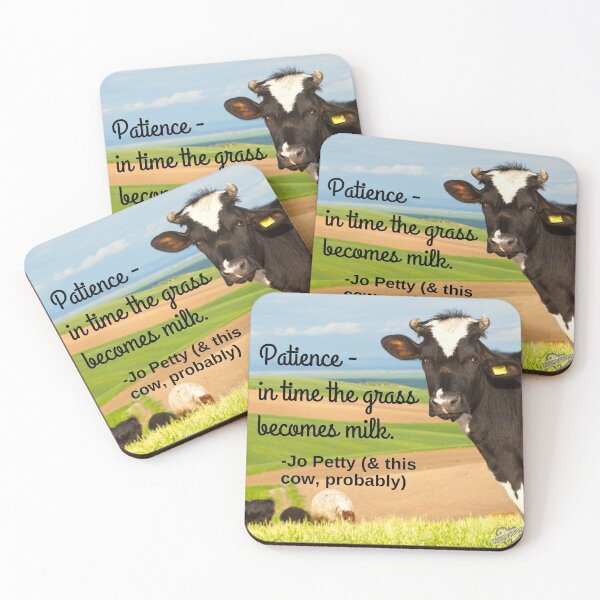 Item preview, Patience - in time the grass becomes milk designed and sold by Caregiverology.
