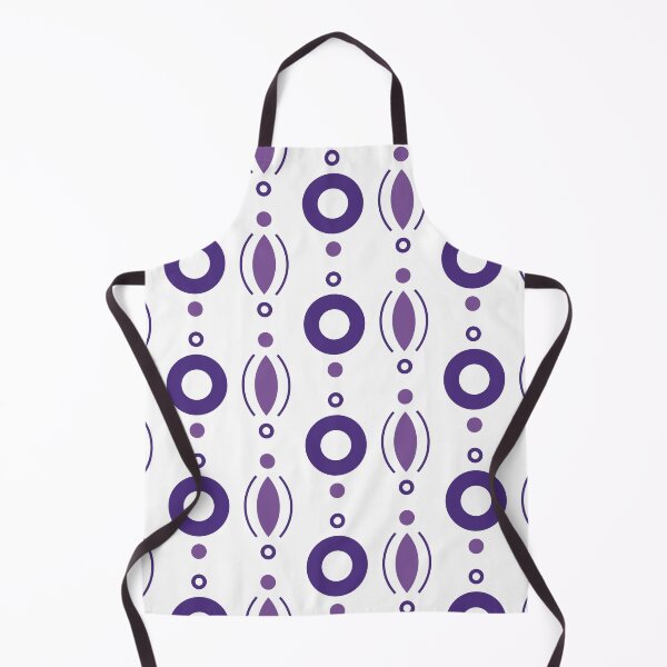 Item preview, Rings & Beads Geometric Pattern – Purple designed and sold by RoguePatterns.