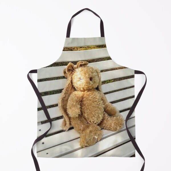 Item preview, Toy rabbit Plush stuffed toy at the bench designed and sold by Tanja Dianova.