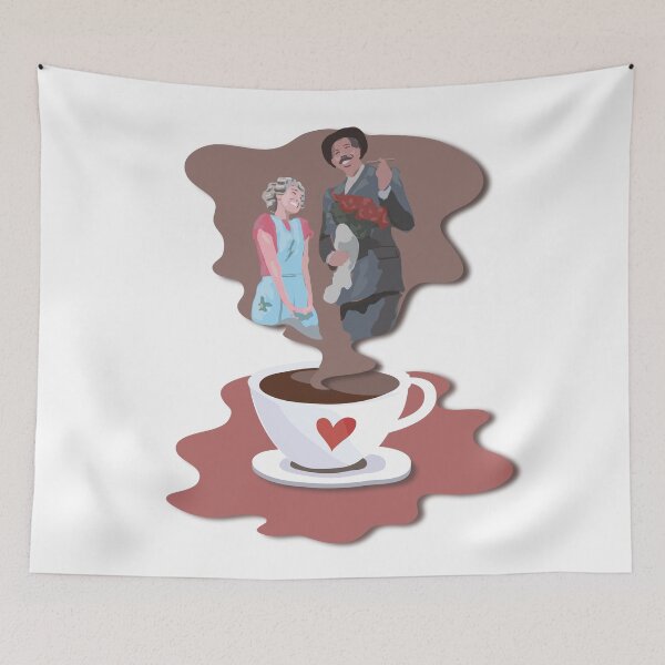 Item preview, Valentines day Coffe Florinda y Jirafales, el chavo del ocho Boyfriends Love designed and sold by JulioCastro.