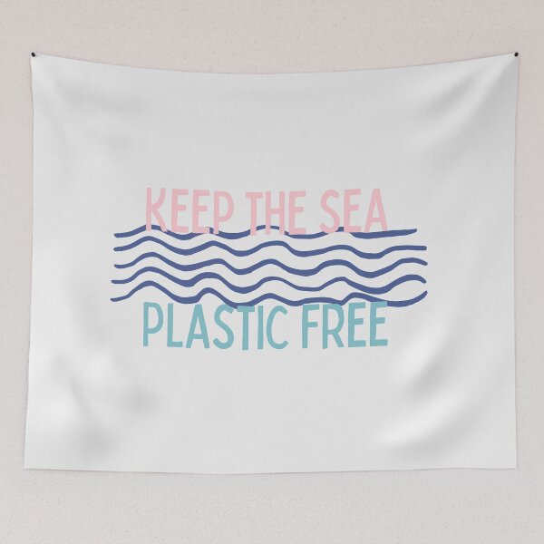 Item preview, Keep The Sea Plastic Free designed and sold by Hedda Young.