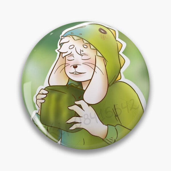 Item preview, Original Illustration Furry Green Rabbit designed and sold by KipIlustra.