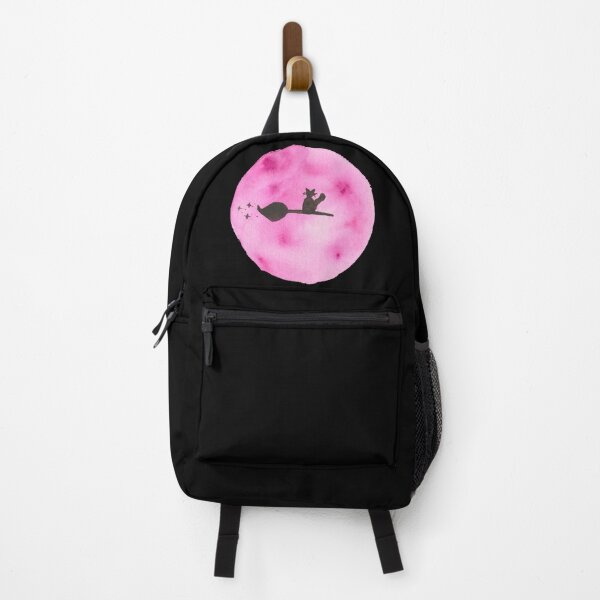 Item preview,  Broom flight with violet moon, black designed and sold by Sonderblume.