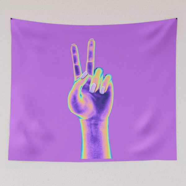 Item preview, Peace Sign Hand Purple designed and sold by dinaaaaaah.