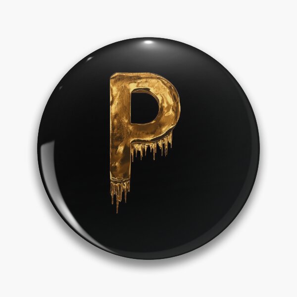 Item preview,  Gold letter P designed and sold by ThePrintCrafty.