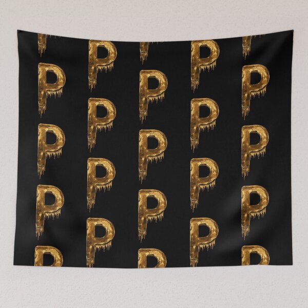 Item preview,  Gold letter P designed and sold by ThePrintCrafty.