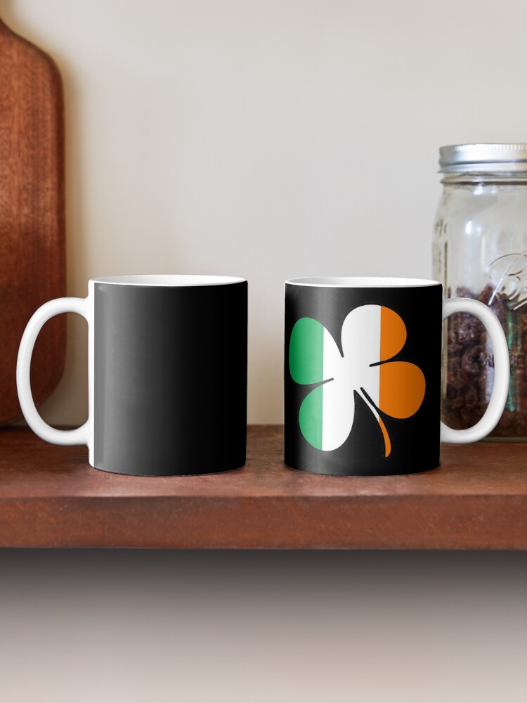 Ireland Enamel Irish Mug with Shamrocks