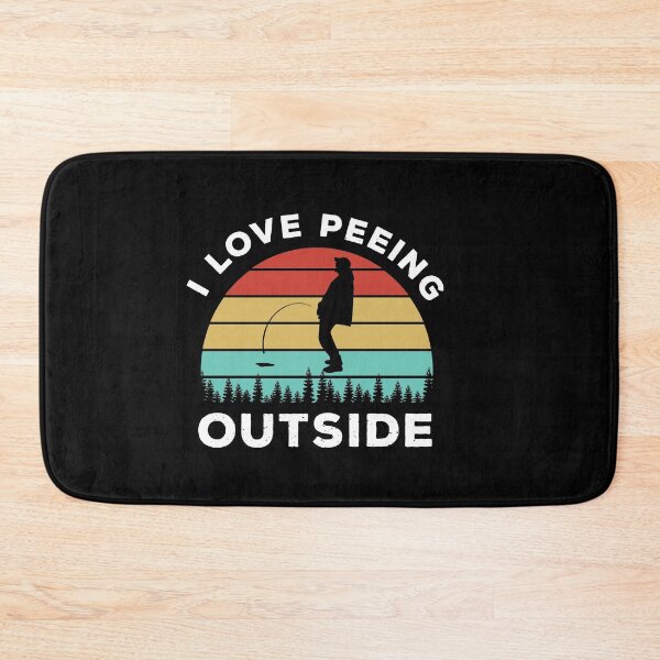 Item preview, I Love Peeing Outside Funny Adventure Camping Hiking  designed and sold by silverhexagon.
