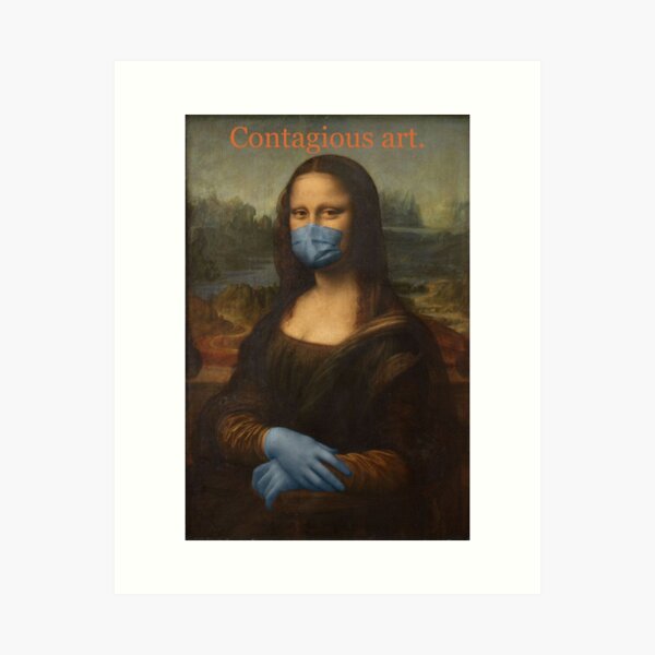 Item preview, Contagious art by Mona Lisa designed and sold by Rar3s20.