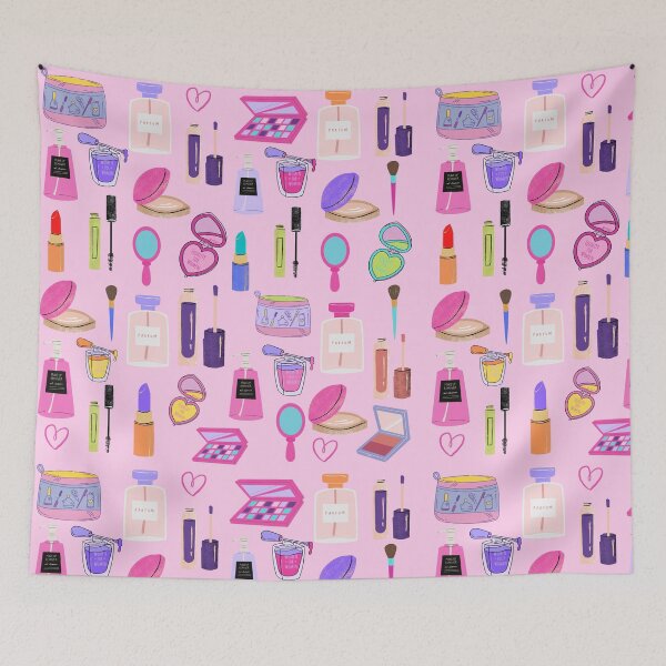 Item preview, Pink Makeup Beauty Cosmetics Pattern  designed and sold by conceptDVS.