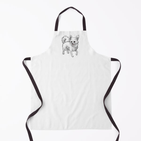 Item preview, Dog - Long-haired Chihuahua - White designed and sold by Jennifer Stolzer.
