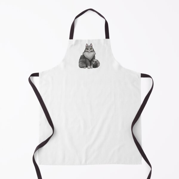 Item preview, Cat - Mane Coon Cat - Gray designed and sold by Jennifer Stolzer.
