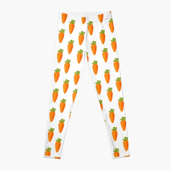 Cute Carrot Vegetable Leggings