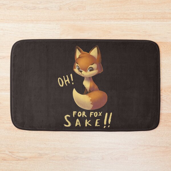 Item preview, For fox sake - Funny Pun - Cute Fluffy Animal designed and sold by BlancaVidal.