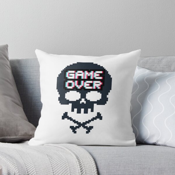 Item preview, Cool Pixel Lowendgraphics Game Over! Red&Cyan Edition designed and sold by L-Tomax.