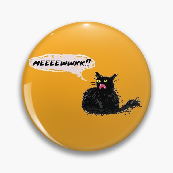 Item preview, Mean cat designed and sold by ClumsyClouds.