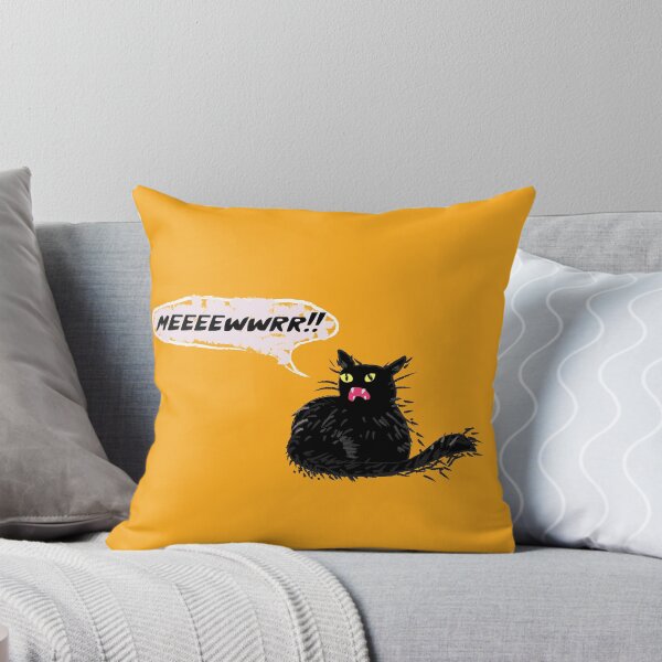 Item preview, Mean cat designed and sold by ClumsyClouds.
