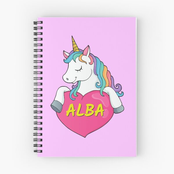 Item preview, Alba Personalized Cute Unicorn Heart designed and sold by Suphiss.