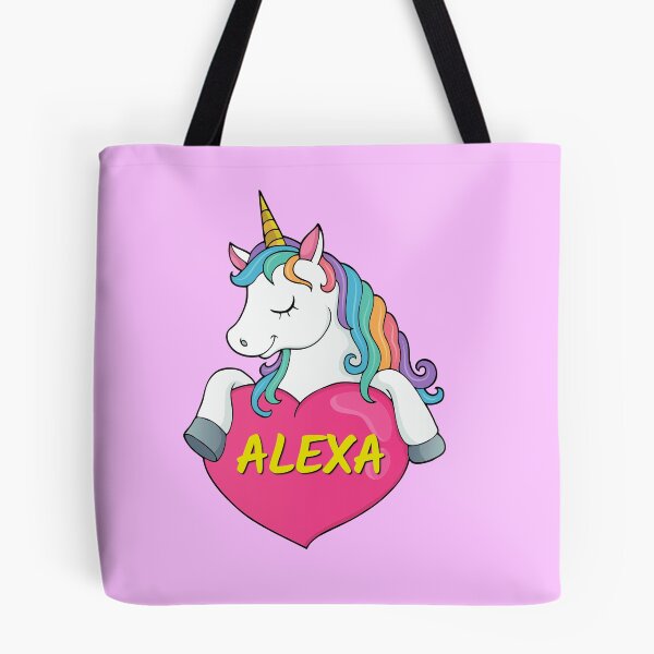 Item preview, Alexa Personalized Cute Unicorn Heart designed and sold by Suphiss.