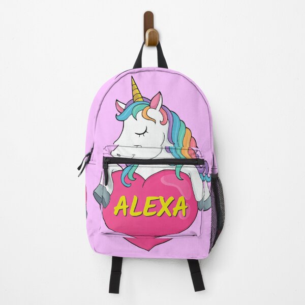 Vista previa del artículo con la obra «Lindo unicornio en forma de corazón personalizado con Alexa», diseñado y vendido por Suphiss.