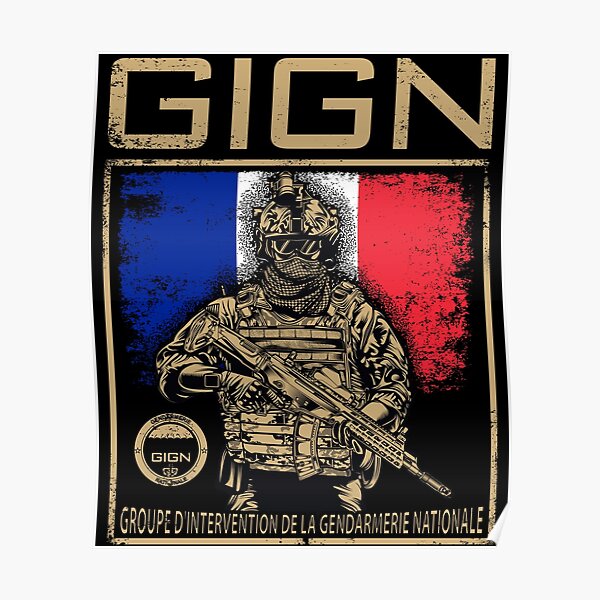 Groupe d'intervention de la gendarmerie nationale du GIGN Poster