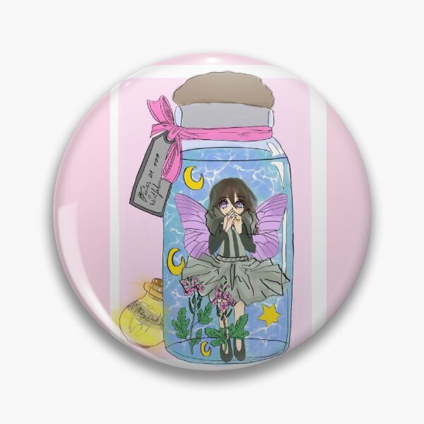 Item preview, Tooth fairy pirate, in a bottle jar, ocean butterfly animegirl, glitter wings designed and sold by Angel-berry.