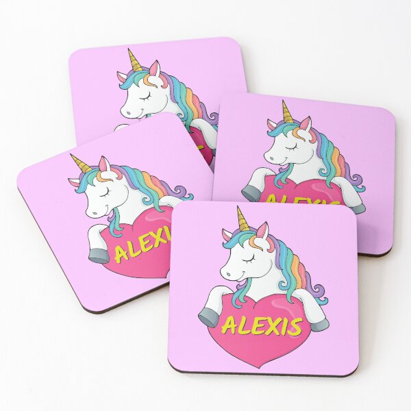Item preview, Alexis Personalized Cute Unicorn Heart designed and sold by Suphiss.