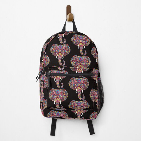 Item preview, Colourful mandala elephant face designed and sold by CopperBlueStore.