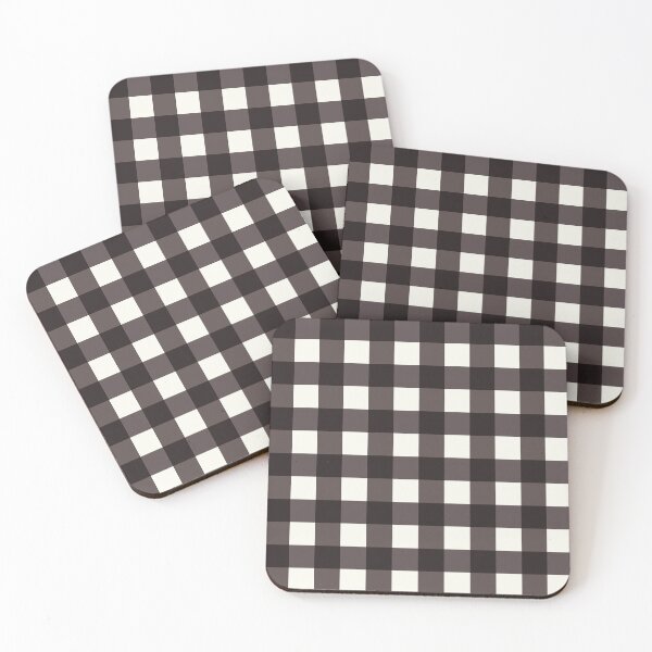 Item preview, Gingham (Coal) designed and sold by YummyTFactory.