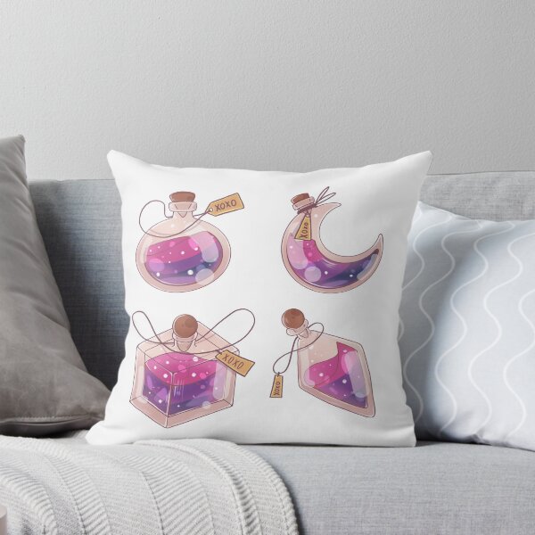 Item preview, Bi-vials of LGBT potions sticker set of four designed and sold by Itsacuteart.