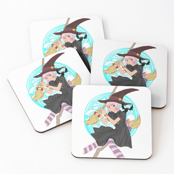 Item preview, Anime girl aesthetic magical Halloween kawaii witch vampire designed and sold by Angel-berry.