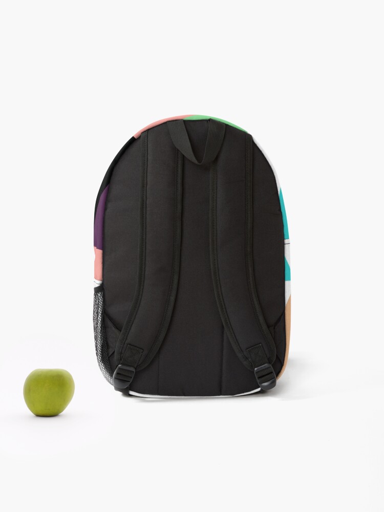 Thumbnail 2 of 3, Backpack, Geometric Pyramid  designed and sold by uniqueD.