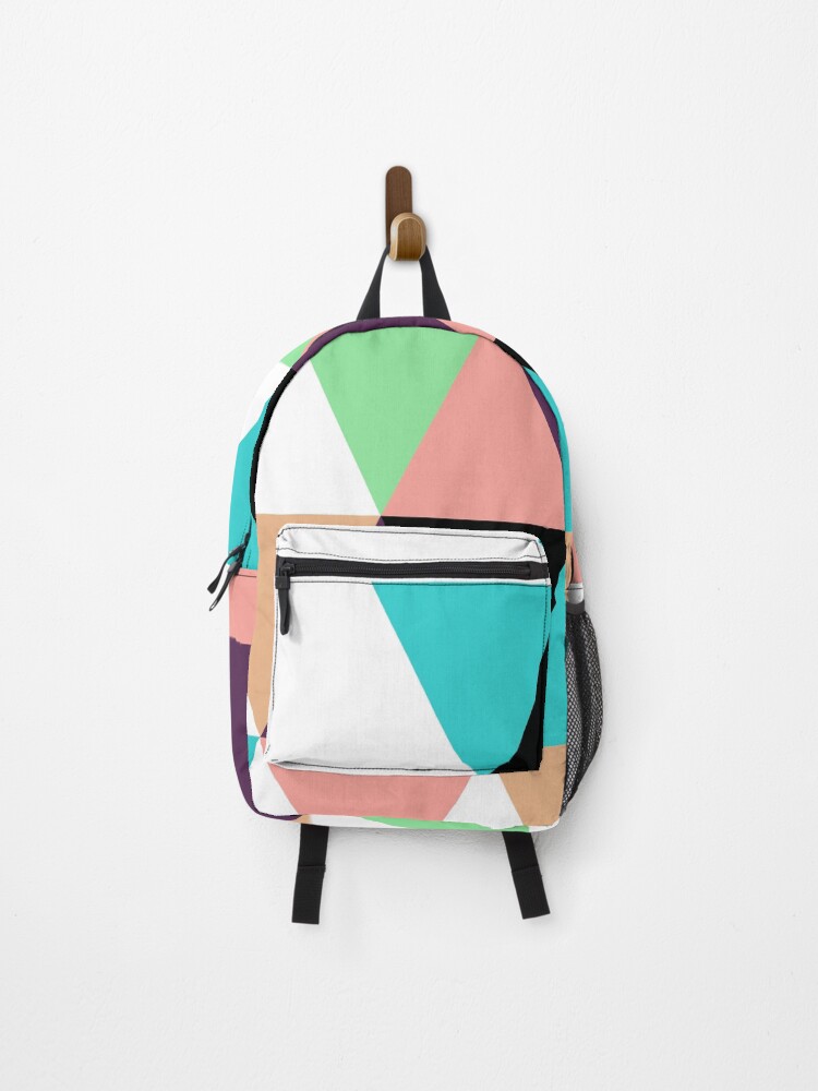Thumbnail 1 of 3, Backpack, Geometric Pyramid  designed and sold by uniqueD.