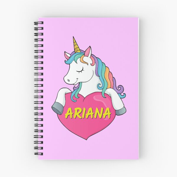 Item preview, Ariana Personalized Cute Unicorn Heart designed and sold by Suphiss.