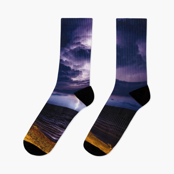 Item preview, purple  thunderstorm  designed and sold by nature scenerys.