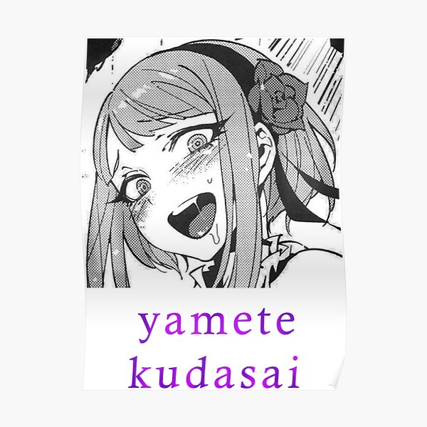 "YAMETE HENTAI" Poster for Sale by NasserEL | Redbubble