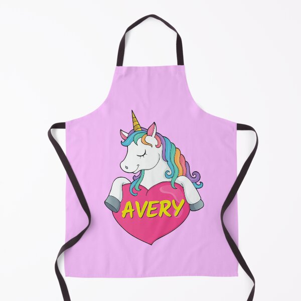 Item preview, Avery Personalized Cute Unicorn Heart designed and sold by Suphiss.