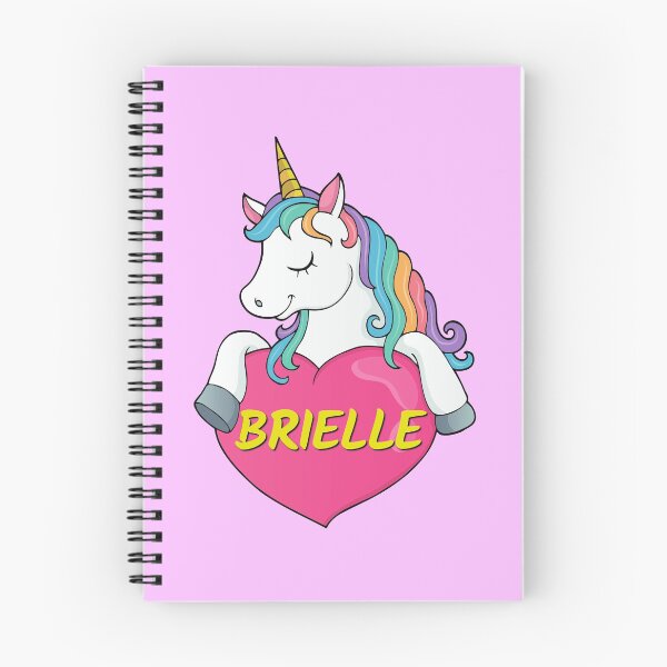 Item preview, Brielle Personalized Cute Unicorn Heart designed and sold by Suphiss.